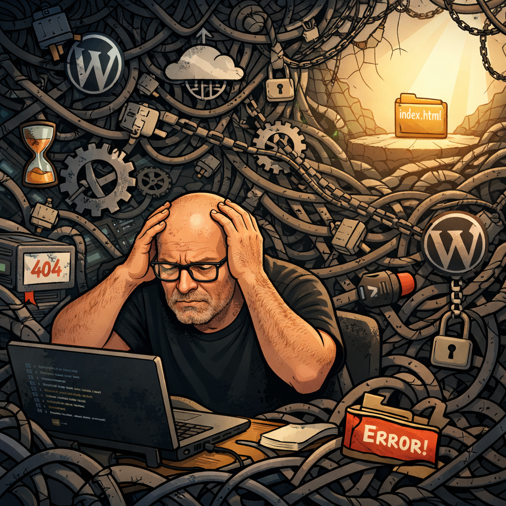 LLM Failed to convert a WordPress website to Static HTML/CSS